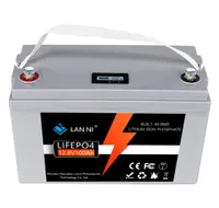 LIFEPO4 Batterie 12V100AH ​​a une affichage BMS intégré qui est utilisé pour le chariot de golf en chariot élévateur Camping Outdoor Camping et HO8983408