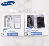 2 in 1 Qualité OEM Adaptive Charge rapide Chargeur rapide Mur USB 15W 9V 167A Adaptateur 12m 4ft Type C Câble US PLIG EU pour Samsung1039439