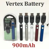 preheating VV Battery Vertex 510 Thread 900mAh Variable Voltage Adjustable Vape Pen Blister kit ego USB Charger for th205 Thick Oil Carts