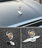 لـ Cadillac Escalade Seville CTS ATS BLS SRX SLS XTS XTS XT5 XT6 Alloy Chrome Front Cover Cover Emblem Accessories7198584