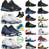 Black Cat Basketball Shoes Jumpman 13 13S Altitude Cool Lucky Green University French Blue Court Purple Flint Starfish Chicago Sports Sneakers Storlek 13