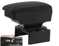 For C3 armrest box central Store content box decoration products accessories With USB interface1224258