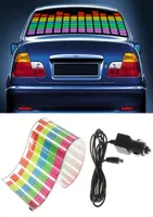 Car Sticker Music Rhythm LED Flash Light Lamp Sound Activated Equalizer Car Light Accessories Car Styling3737232