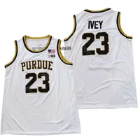NCAA College Purdue Boilermakers Basketball Jerseys Jaden Ivey White Size S-3XL All Stitched Embroidery