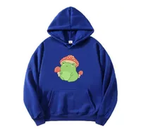 여자 039S 후드 땀 셔츠 귀여운 개구리 버섯 모자 인쇄 재미있는 스웨트 셔츠 플러스 크기의 양털하라 주쿠 풀오버 kawaii hoodie2672786