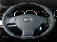 Voor Nissan Classic Sylphy Steering Wheel Cover lederen Handstikte Qashqai Nissan Liwei Tiida Tida Standweergreep Modification7891729