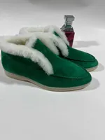 M￤rke casual skor designer design sn￶ kvinnor 2022 vinter ny bekv￤m platt sula stora storlek korta st￶vlar