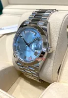 Luxury Wristwatch Platinum Ice Blue Day-Date Watch 40mm 228206 Men's Automatic Watch-2