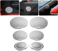 ABS Auto Deur Horn Net Speaker Decoration Cover voor Ford Mustang 15 Interior Accessories 6PCS7149894