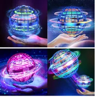 Electric Rc Aircraft Magic Ball Fascia Fly Flash Flying Orb Toys Hover Soaring Toy Globe Shape Boomerang Spinner Hand Controller Min Am7Xe