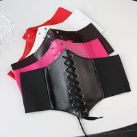 Ceintures fashion corset brede riemen pu leer afslanken body tilleband voor vrouwen elastische tille riem cinto féminino ceinture femme