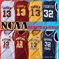 Koszulki do koszykówki NCAA Jersey 13 James Jerseys Harden Arizona State Sun Devils 32 Jimmer Fredette Jerseys Cougars Young