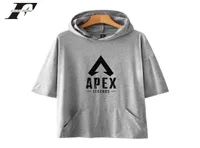 Apex Legends T -Shirt Mannen en vrouwen mit Kapuze Effen Kleur T -Shirts 2021 Katoen Korte Mouw Tee Tops Plus Size Women039S2978362