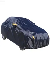 Capas de carros Tafeta Black Oxford Pano Prova à prova d'água Caminhão de tecido à prova de chuva para Ford Jeep Kia J2209071163863