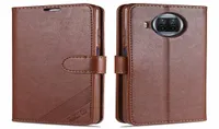 Nostaglic Luxury Flip Wallet Original Cute Slim Cover Clip Leather Case för Xiaomi Redmi Note 9 Pro 5G Mi 10T Lite9277149