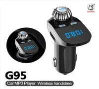 G95 Bluetooth Car FM Transmitter Modulator Car mp3 Player Wireless Hands Music Audio with USB interface Car Charger 20186671414