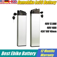 48V Ebike -batteri 12.8Ah Folding MTB Electric Bike Batteries för 500W SameBike LO26 Batteri