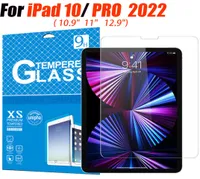 Ochraniacz szklany szklany dla iPada 10 Pro 10pro 2022 109 11 129 -calowy film gass w papierowej torbie detalicznej 9266241