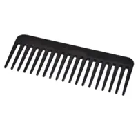 1 pc intero 1pc pettine heatresistante largo dente da parrucchiere ampio dente nera Nuovi strumenti per la cura dei capelli Salon9572596