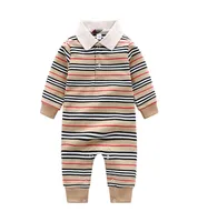 Pre Children Designer Romper Fashion Autumn Baby Boys Leisure Knitted Onepiece Clothes Infant Cotton Newborn Jumpsuit 02 Ye8331809