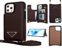 Luxury Desginer Wallet Cases for iPhone 13 Pro Max 12 Mini 11 XR 7G Men Womens Long Business randig kopplingsväska Lädermynt Purse3511165