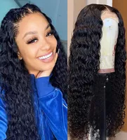 Deep Wave Human Hair Wigs 4x4 5x5 13x4 Lace Wig For Black Women Pre Plucked9840577