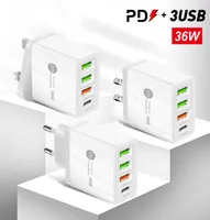 PD20WQC30 24A dual USB fast charge mobile phone charger with PD charging head PD36w1970398