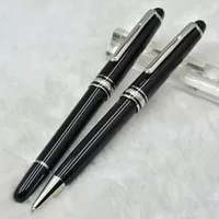 Penna a sfera calda - Luxury MSK -163 Classic Black Resin Ball Pen School Forniture