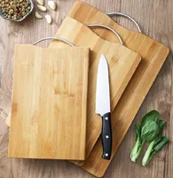 Carbonized Bamboo Chopping Blocks Kitchen Fruit Board Large Thickened Household Cutting Boards FY5359 ss1216
