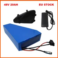 1000W 13S 48V 20AH Lithium Triangle 18650 Battery Pack 2000W 48 Volt Scooter Ebike Bicycle Bateria Akku 54.6V 2A Charger
