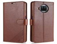 Nostaglic Luxury Flip Wallet Original Cute Slim Cover Clip Leather Case för Xiaomi Redmi Note 9 Pro 5G Mi 10T Lite6343890