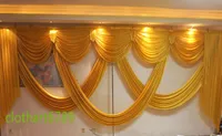 6m wide swags of backdrop valance wedding stylist backdrop swags Party Curtain Celebration Stage Performance Background designs an3857598