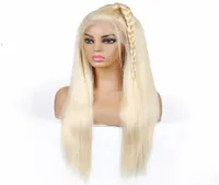 Ishow 13X1 T Part Wig Blonde Color Brazilian Straight Human Hair Wigs 613 Lace Front Wig for Women All Ages Peruvian Indian3598520