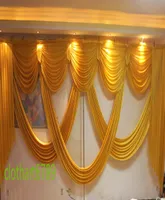 6m wide swags of backdrop valance wedding stylist backdrop swags Party Curtain Celebration Stage Performance Background designs an5344750