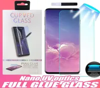 Liquid Full Glue Tempered screen Protector Glass For Samsung Galaxy S20 Ultra Note 20 10 S10 plus oneplus 8 Friendly Glasses with 5808699
