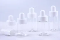 50pcslot 5ml 10ml 15ml 20ml Clear Glass Dropper Bottle 항아리 화장품 향수 에센셜 오일 병 1596618