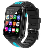 SIM CARD 4G Video Chamada Smart Watches Phone 1G8G Mem￳ria CPU GPS WiFi Pink Children Gift App Instalar Bluetooth C￢mera Android Safe 3322008