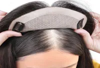 13x15cm Virgin Brasild Slik Base Hair Toppers Clipe de cores naturais em peças de pechincha para Women5365287