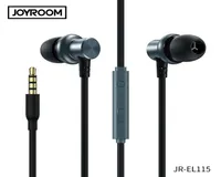 Joyroom 35mm inear 유선 이어폰 플랫 헤드 디자인 와이어 와이어 제어 스테레오 이어폰이있는 MIC9061570