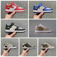 2023 nfant running shoes Military Luxury Collaboration Kid Blue shoes Fragments Low Cut Chicago TS Scotts 1s Light Smoke Grey Retros Shattered Backboard baby