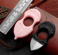 Przenośna mini -nożem samokontrolowy klęcznik składany naszyjnik na zewnątrz Kreatywne ostre owoce SRCC1006326