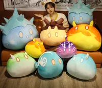 10cm genshin Impact Plush Dollested Toy Slime Plushies Pillow Hugion Cushion Cartoon Cosplay Kids Adults Gift