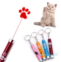 2022t Cat Toys LED Laser Pointer light Pen With Bright Animation Mouse Shadow For Cats Training Promotion