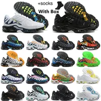 2023 Tn Shoes Mens Trainers Chaussures Triple White Black Hyper Blue Green Womens Sneakers Sports size 36-45