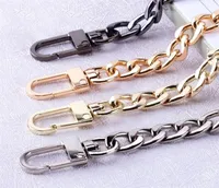 120cm100cm Metal Purse Chain Strap Handle Replacement Handbag Shoulder Bag Accessories GoldSilverGun black 2208088603982