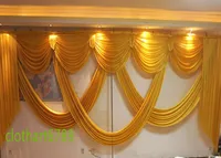 6m wide swags of backdrop valance wedding stylist backdrop swags Party Curtain Celebration Stage Performance Background designs an8152391