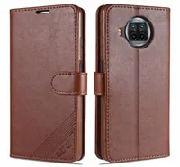 Nostaglic Luxury Flip Wallet Original Cute Slim Cover Clip Leather Case för Xiaomi Redmi Note 9 Pro 5G Mi 10T Lite3213441
