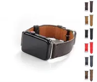 Moda Black Square L Flower Designer Watch Bands Strap for Apple Watch Band 41mm 42mm 40mm 44mm Iwatch 7 6 5 Bandas Pu Leather Str6901620