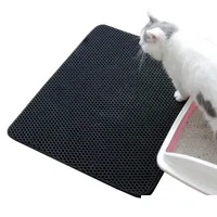 Cat Beds Furniture Litter Box Mat Trap Honeycomb Eva Double Layer Design Pets Pad Catcher Locker Rug Floor Carpet Protection Drop Dh4Yg