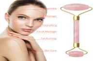 Tamax JD003 Practicaln Women pink Facial Relaxation Slimming Tool Quartz Jade Roller Massager Face Body Head Neck Foot Massage wel9722180